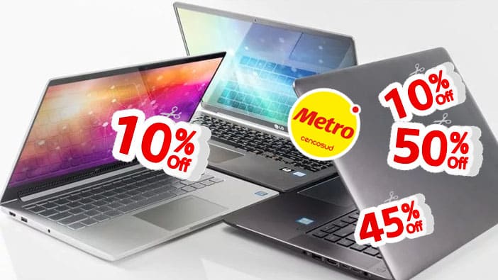 ofertas de laptops en metro